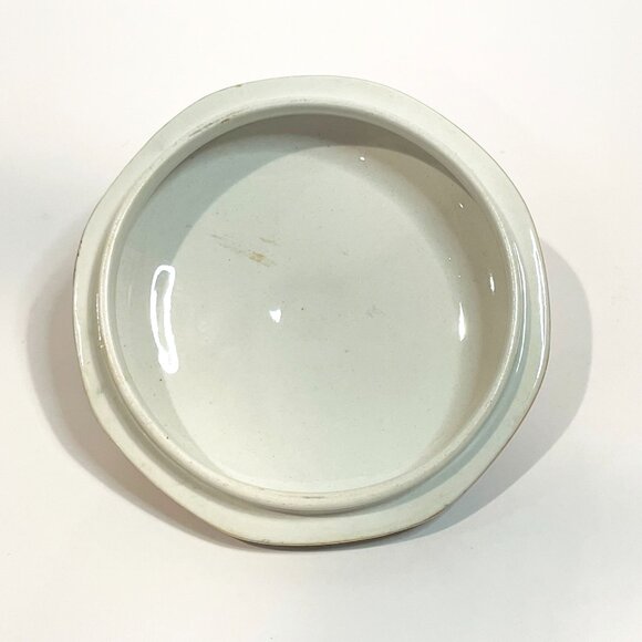 Vintage New Hall Hanley England Pottery Boumier Ware Dressing Table Lidded Dish - Picture 7 of 9